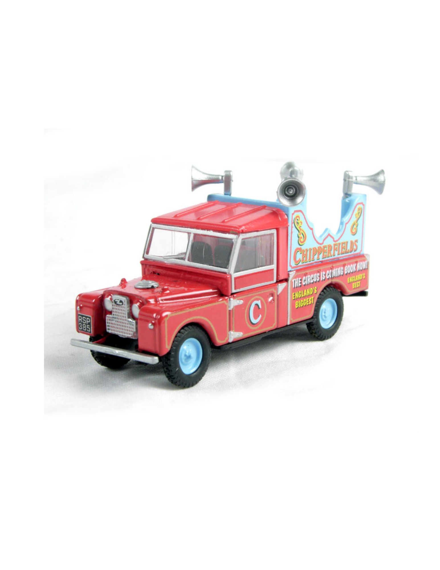 Land Rover Cipper Oxford Diecast CH025 Land Rover Series 1 Chipperfield Loudspeaker 109 ...