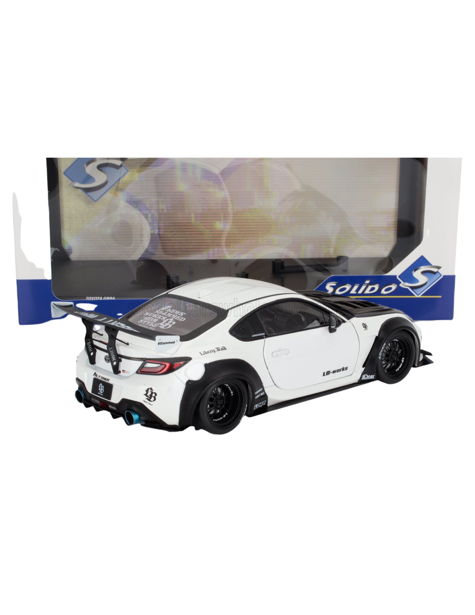 Voiture Solido Toyota GR86 LBWK Body Kit Baby Blue 2024 - Modèle 1:18 Neuf