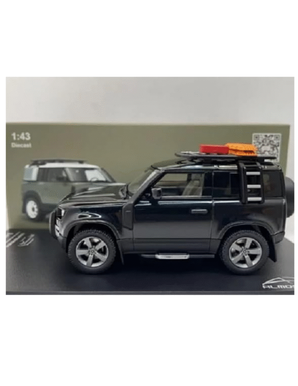 Almost Real Land Rover Defender Santorini Black - Darlington Diecast