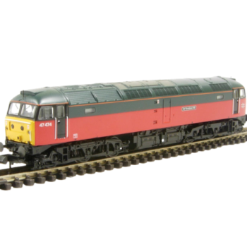 Graham Farish 372 242 Class 47/4 47474 Sir Rowland Hill in BR Parcels Red And Grey Livery