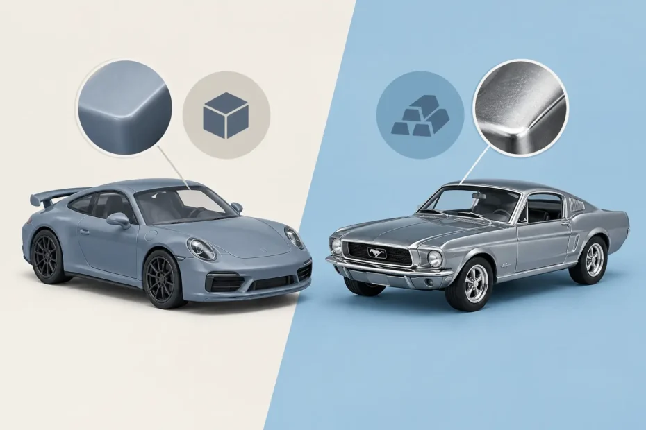 Diecast Resin Versus Metal Models: Which to Buy?