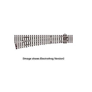 Peco Streamline HO/OO Universal Code 100 Nickel Silver Rail Medium Radius Left Hand SL96